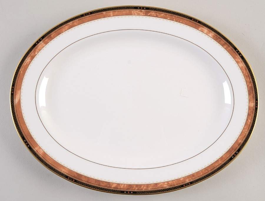Palazzo 11" Oval Serving Platter by Mikasa-1