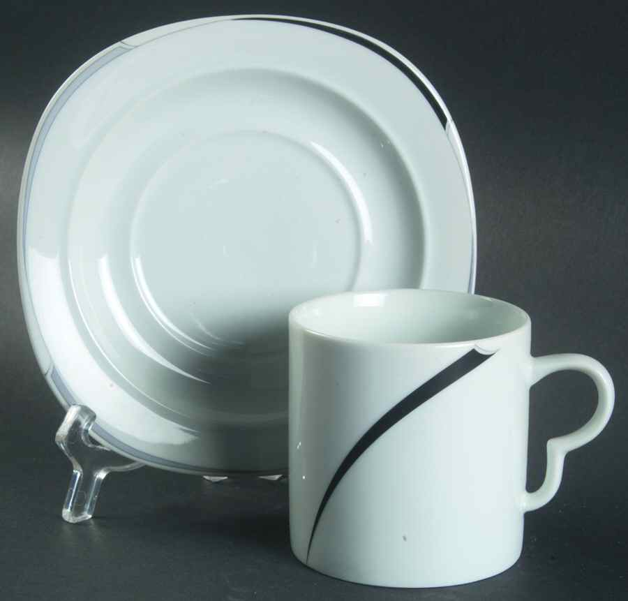 Palomar Flat Cup & Saucer Set by Mikasa-1