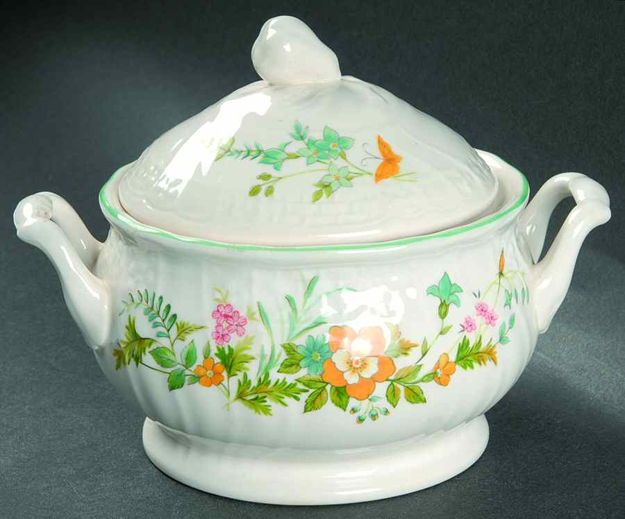 Pamela Sugar Bowl & Lid by Mikasa-1