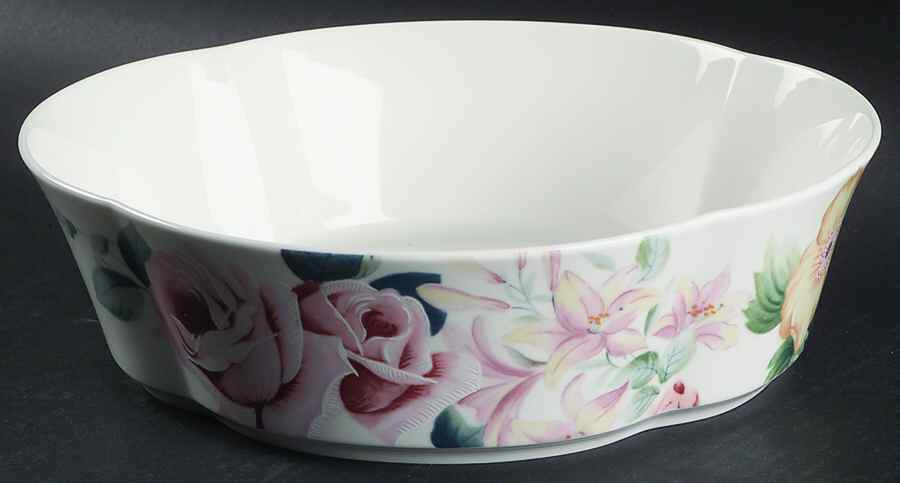 Palace Meadow 9" Oval Vegetable Bowl by Mikasa-1