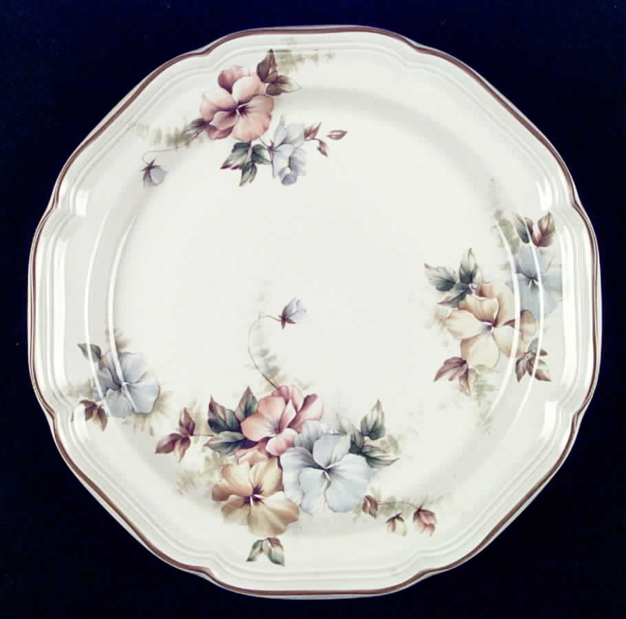 Pansies Dinner Plate by Mikasa-1