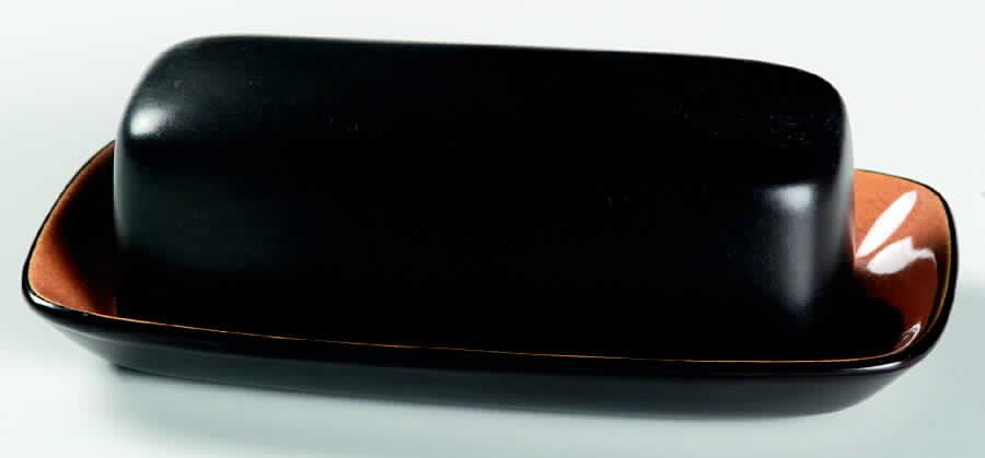 Paprika Orange Brown 1/4 Lb Covered Butter by Mikasa-1