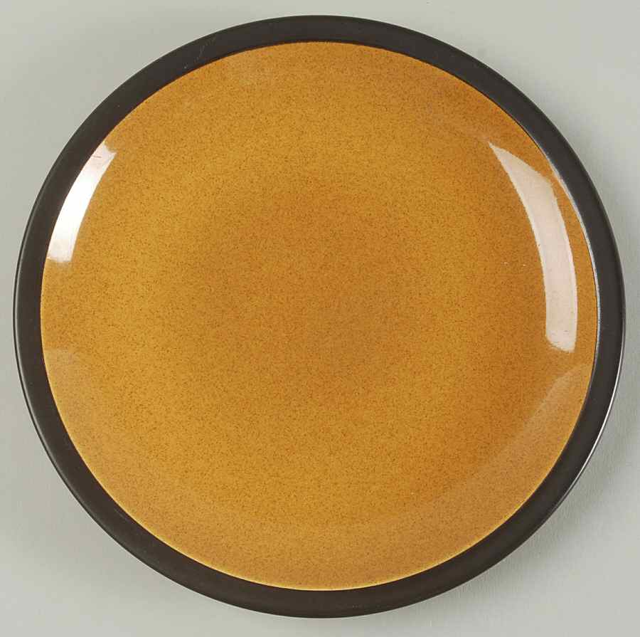 Paprika Orange Brown Salad Plate by Mikasa-1