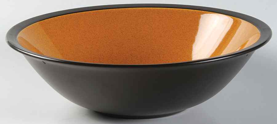 Paprika Orange Brown 9" Round Vegetable Bowl by Mikasa-1