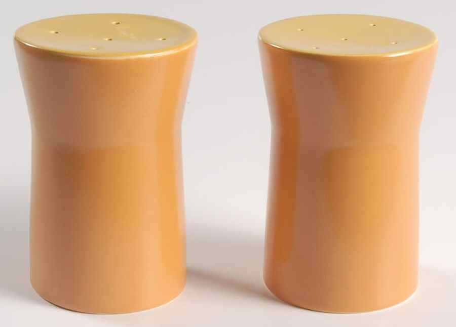 Papaya Salt & Pepper Set by Mikasa-1
