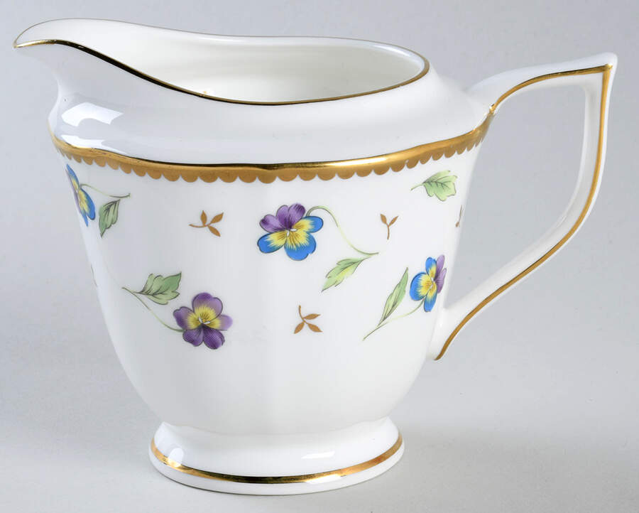 Pansy Parade Creamer by Mikasa-1
