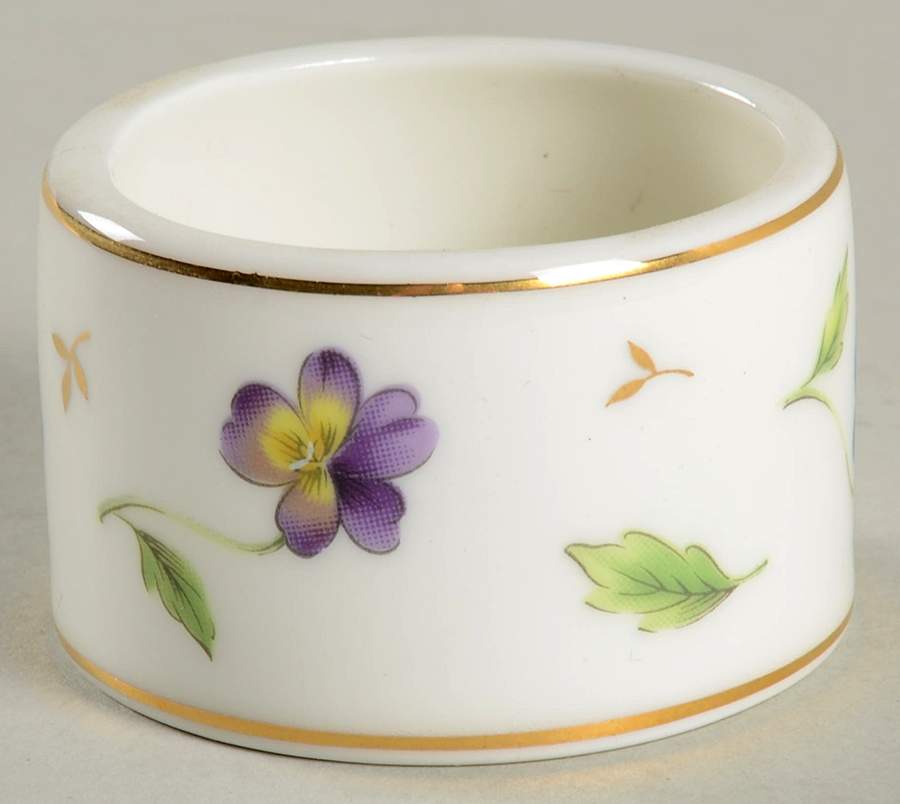 Pansy Parade Napkin Ring by Mikasa-1