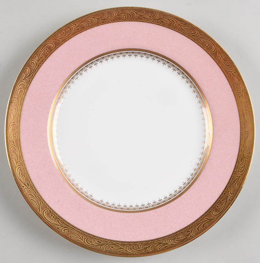 Palatial Pink Salad Plate by Mikasa-1