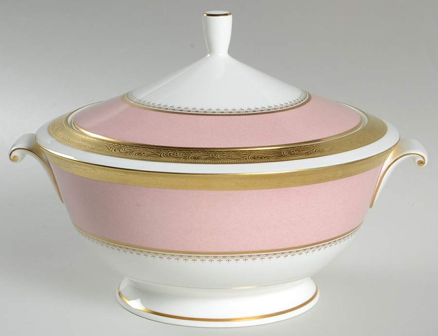 Palatial Pink Round Covered Vegetable by Mikasa-1