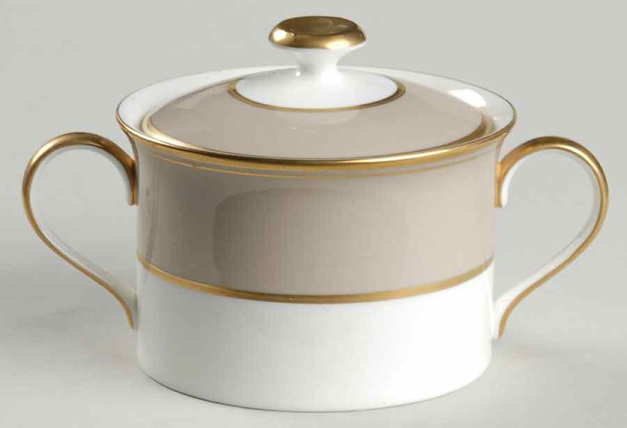 Parchment Sugar Bowl & Lid by Mikasa-1