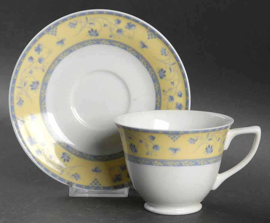 Parisienne Footed Cup & Saucer Set by Mikasa-1
