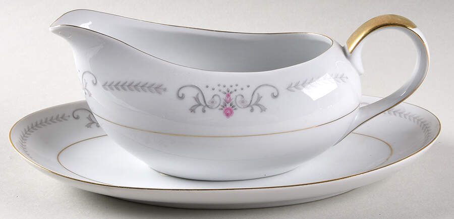 Parliament Gravy Boat & Underplate by Mikasa-1
