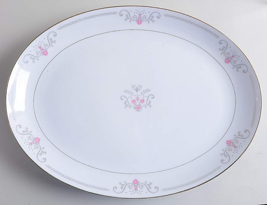 Parliament 16" Oval Serving Platter by Mikasa-1