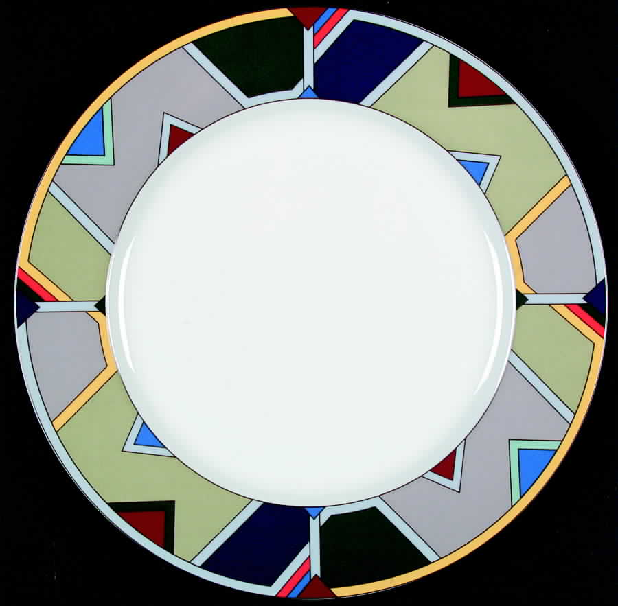 Parquet Dinner Plate by Mikasa-1
