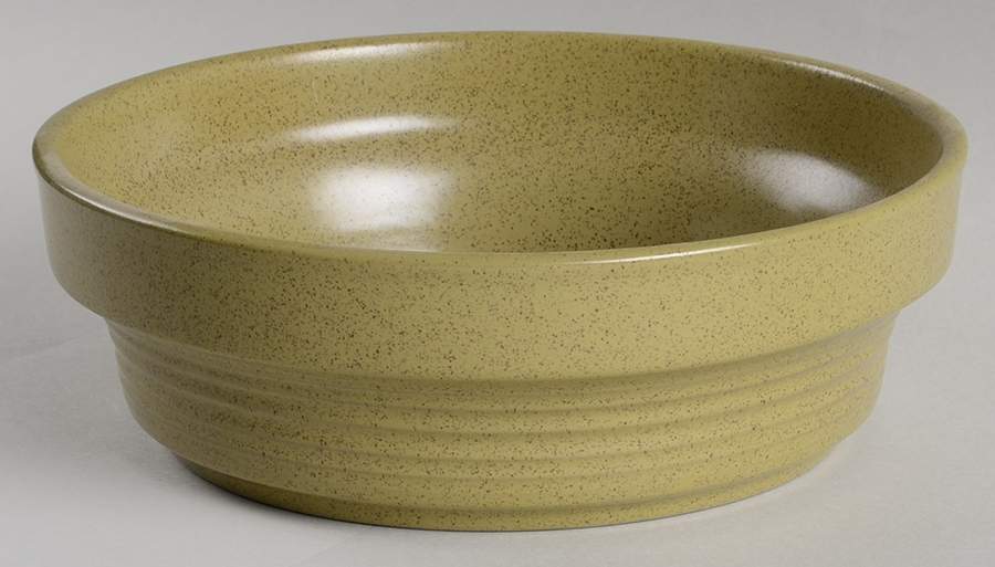 Painted Sands Moss Green 8" Round Vegetable Bowl by Mikasa-1