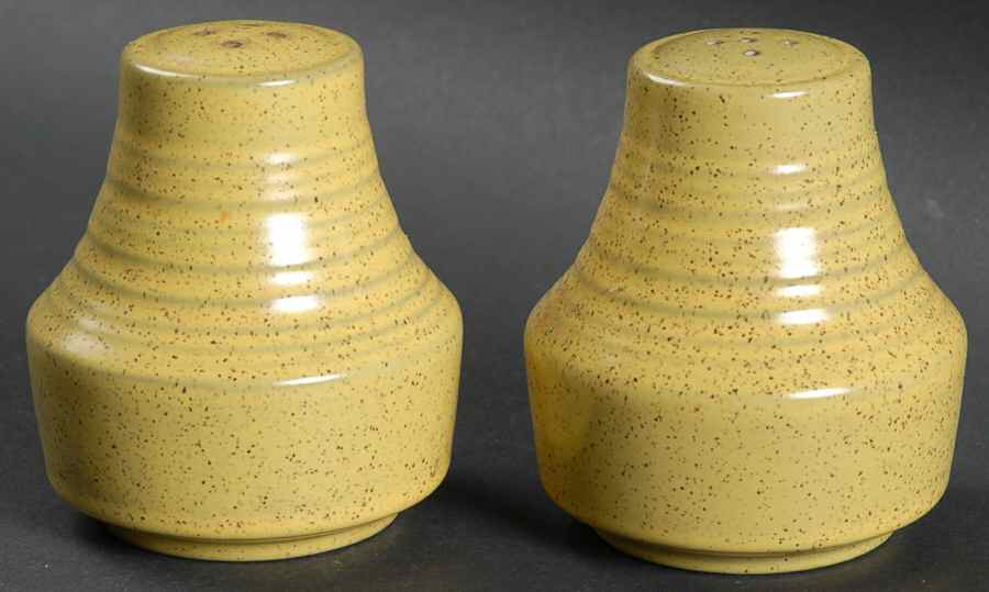 Painted Sands Yellow Salt & Pepper Set by Mikasa-1