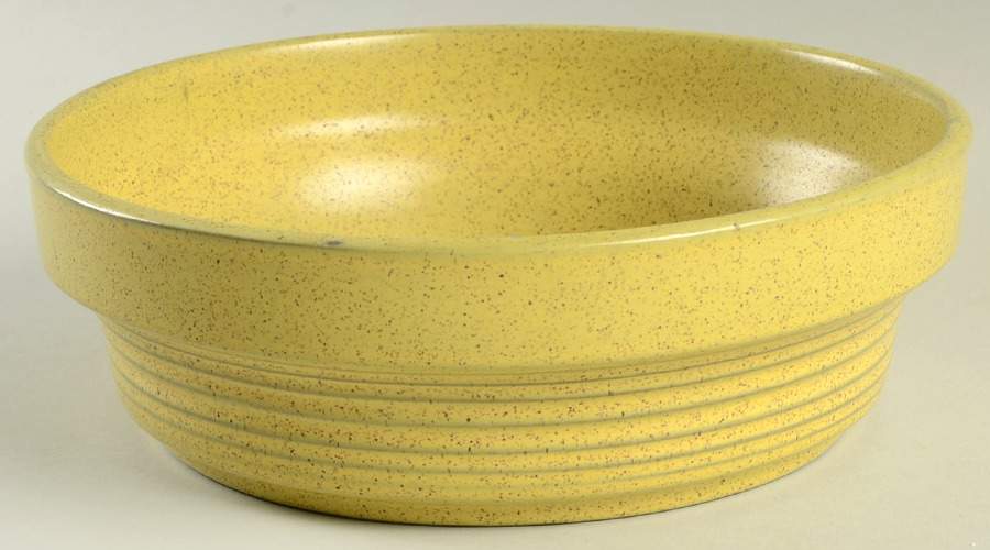 Painted Sands Yellow 8" Round Vegetable Bowl by Mikasa-1