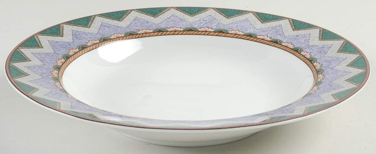 Painted Sky Rim Soup Bowl by Mikasa-1