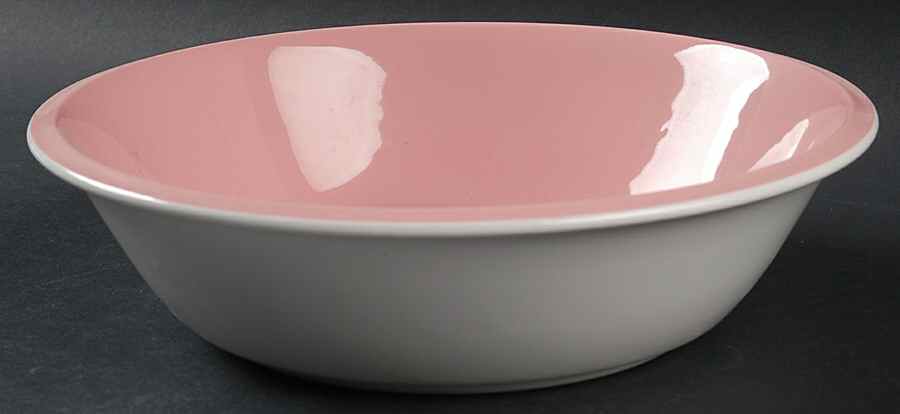 Pastelle Pink 9" Round Vegetable Bowl by Mikasa-1
