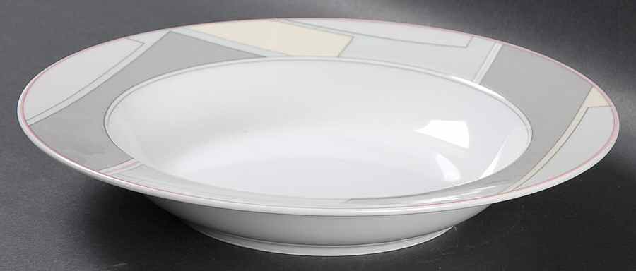 Patchwork Large Rim Soup Bowl by Mikasa-1