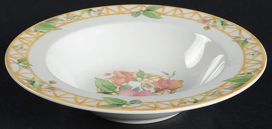 Parisian Trellis Rim Fruit/Dessert (Sauce) Bowl by Mikasa-1