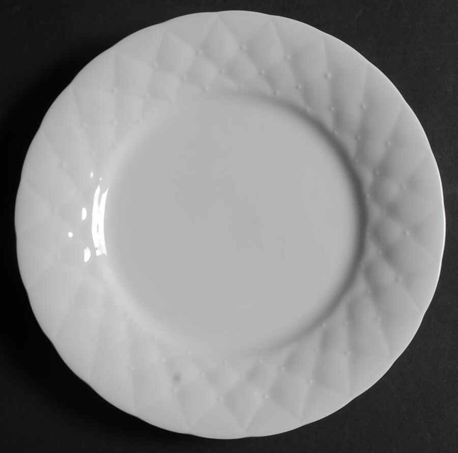 Palladio White Salad Plate by Mikasa-1