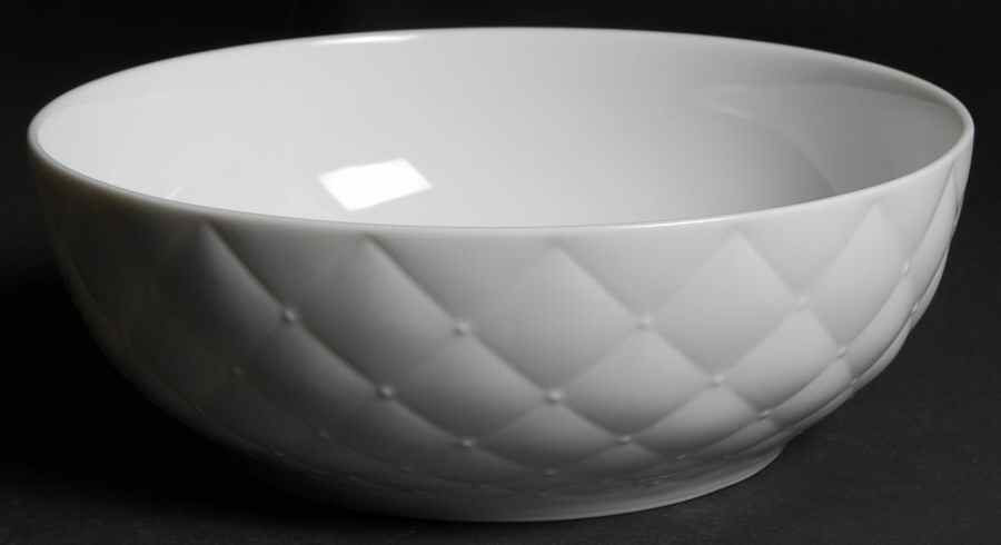 Palladio White 8" Round Vegetable Bowl by Mikasa-1