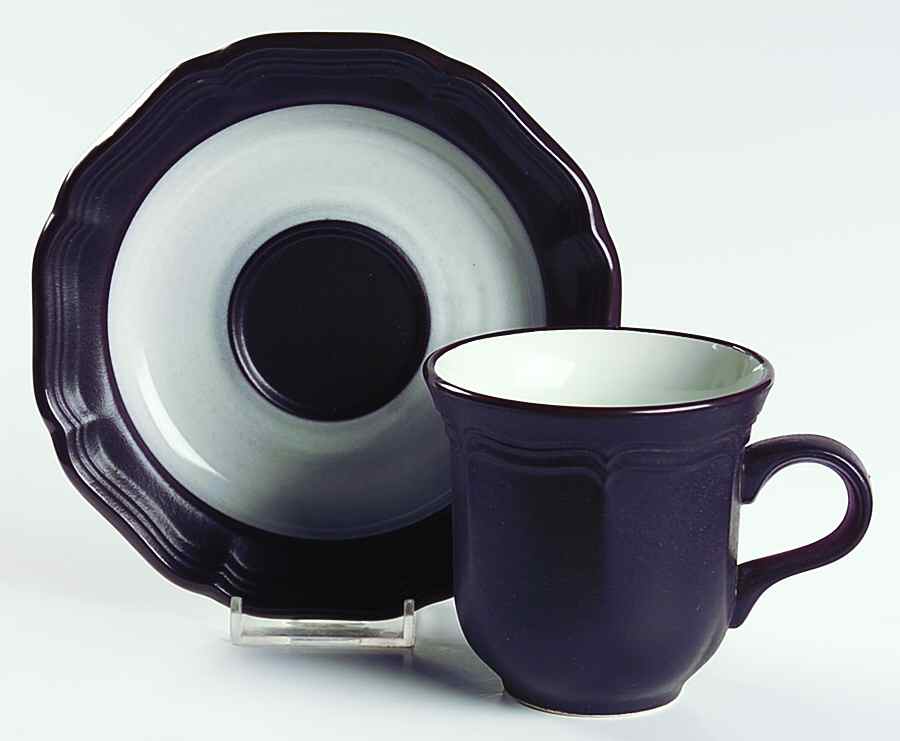 Peasantries Flat Cup & Saucer Set by Mikasa-1