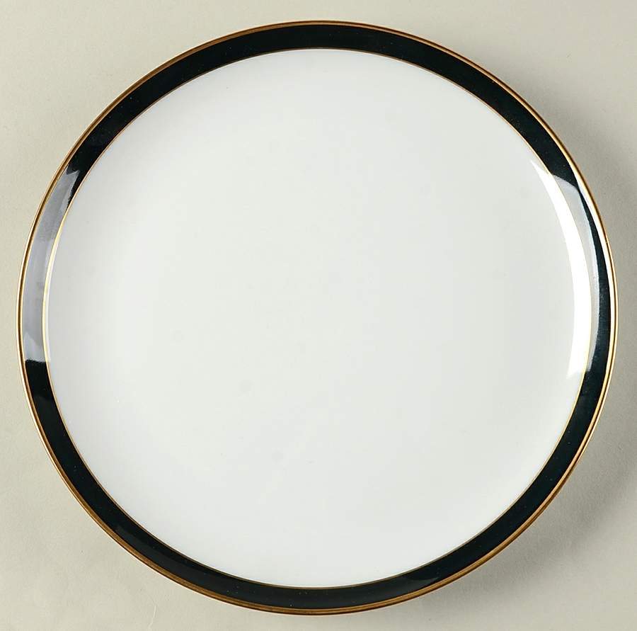 Pearl Black Salad Plate by Mikasa-1