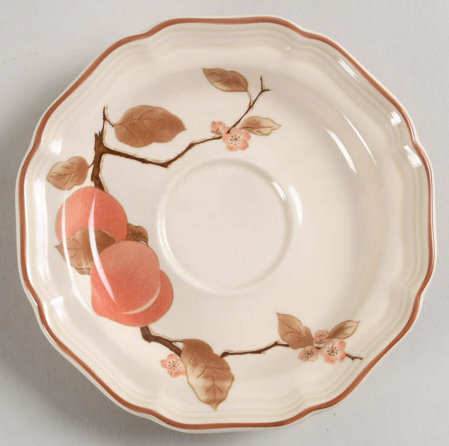 Peach Blush Saucer by Mikasa-1