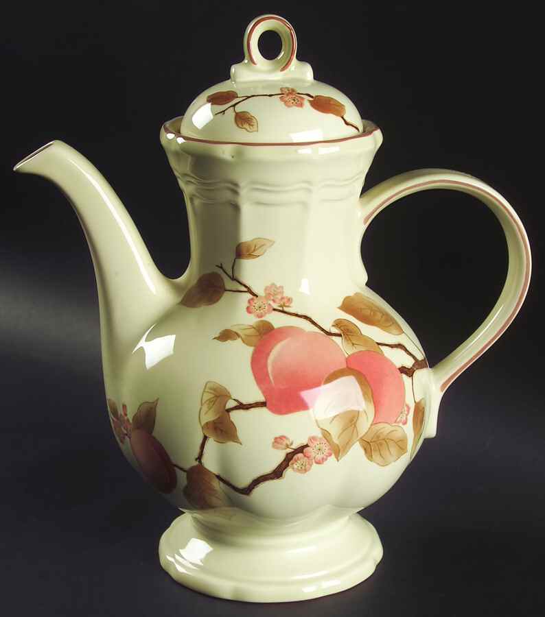 Peach Blush Coffee Pot & Lid by Mikasa-1