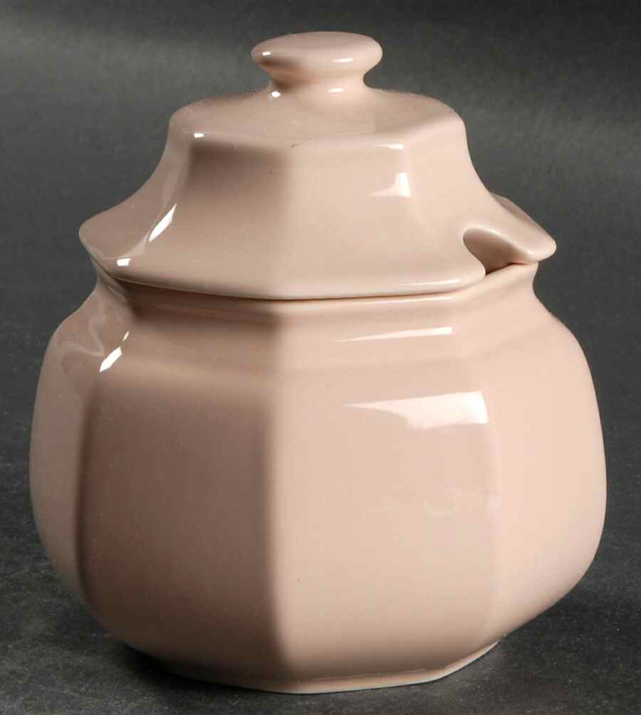 Peach Bloom Sugar Bowl & Lid by Mikasa-1