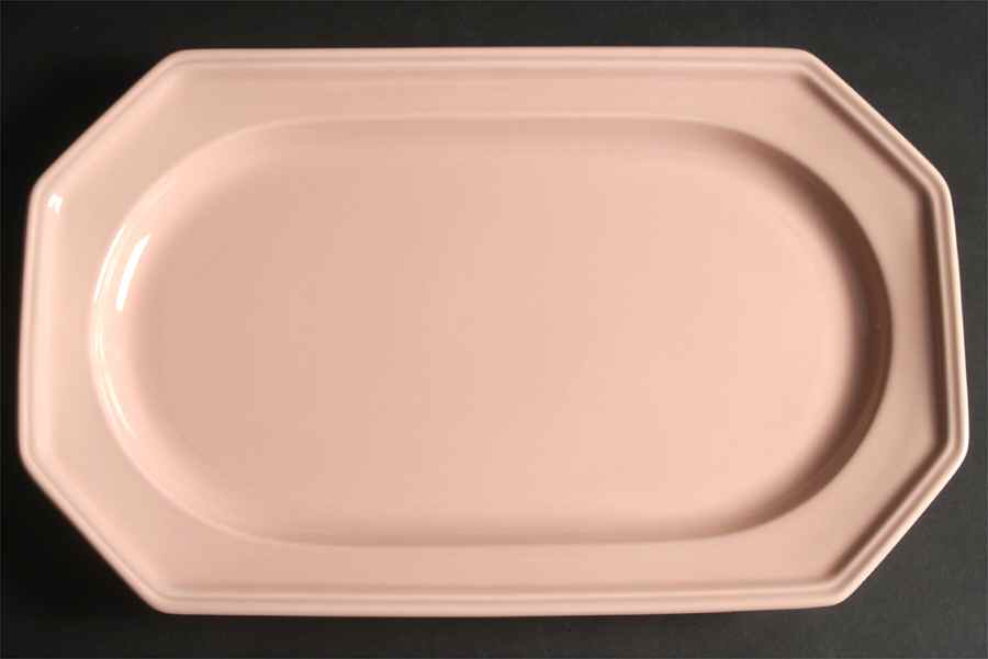 Peach Bloom 14" Oval Serving Platter by Mikasa-1