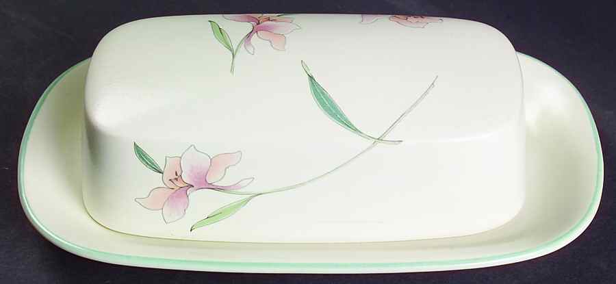 Peach Blooms 1/4 Lb Covered Butter by Mikasa-1