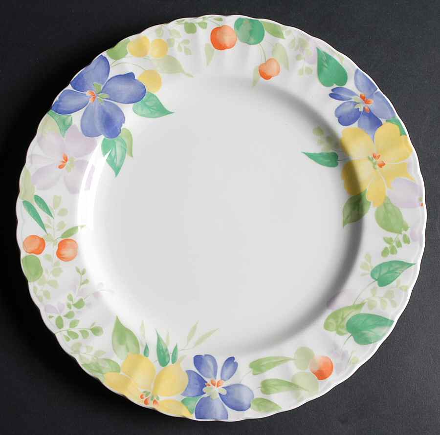 Perennial Bloom 12" Chop Plate (Round Platter) by Mikasa-1