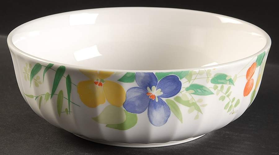 Perennial Bloom 8" Round Vegetable Bowl by Mikasa-1