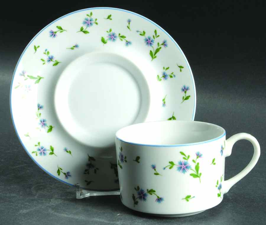 Petit Fleur Flat Cup & Saucer Set by Mikasa-1