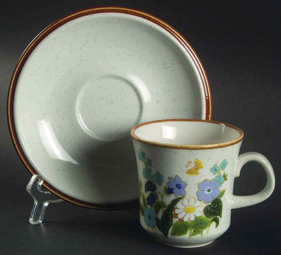 Petit Fleur Flat Cup & Saucer Set by Mikasa-1