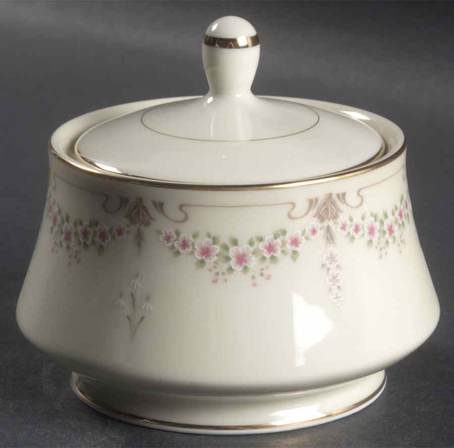 Petit Fleur Sugar Bowl & Lid by Mikasa-1