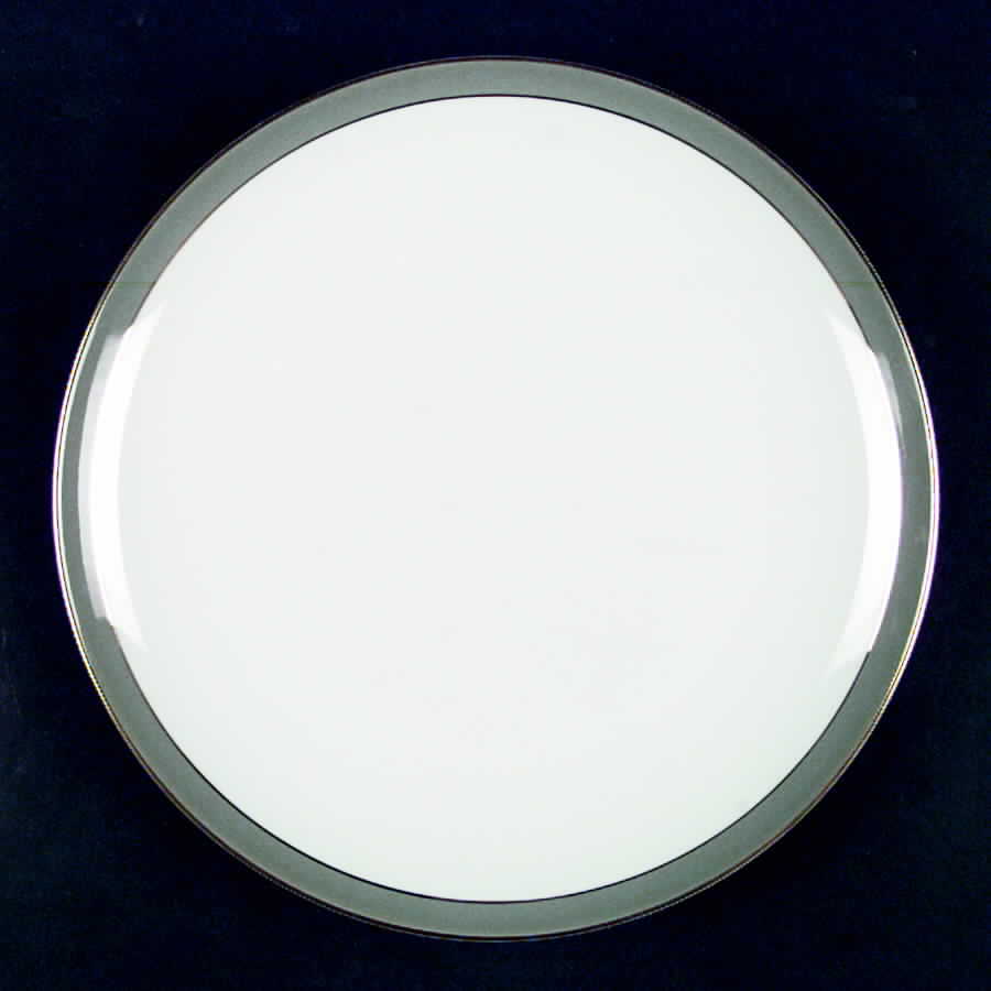 Pearl Grey Dinner Plate by Mikasa-1