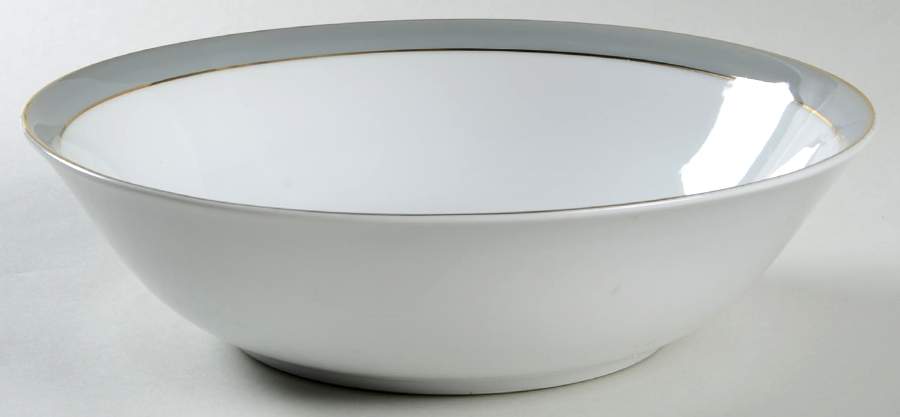 Pearl Grey 9" Round Vegetable Bowl by Mikasa-1