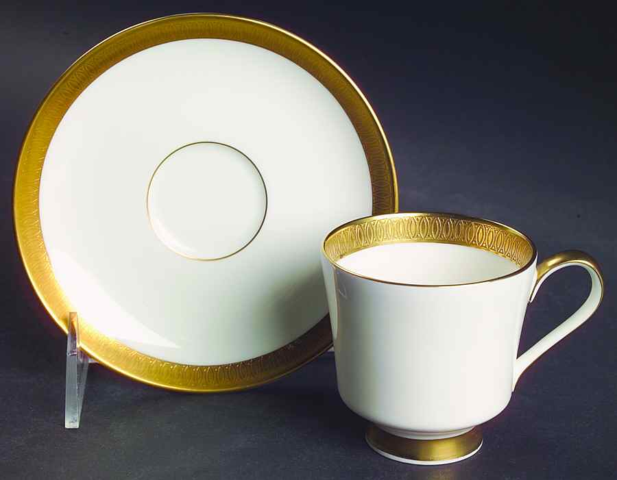 Pembroke Footed Demitasse Cup & Saucer Set by Mikasa-1