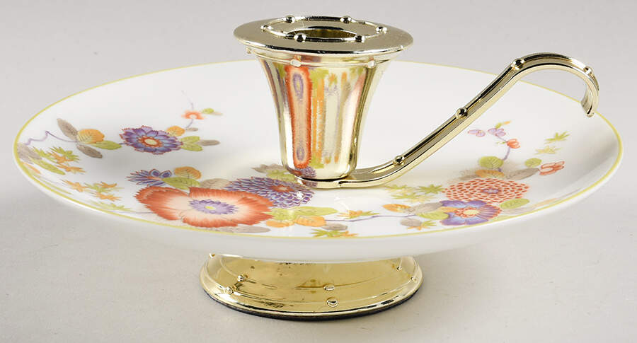 Peony (A6051, Bone China) 3"- 3 1/4" Candleholder (BB) HC by Mikasa-1