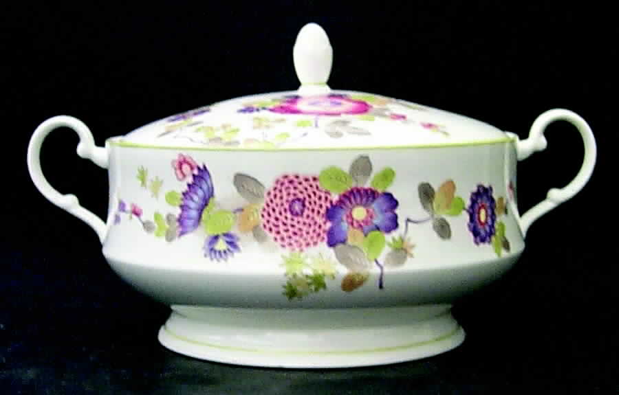Peony (A6051, Bone China) Round Covered Vegetable by Mikasa-1