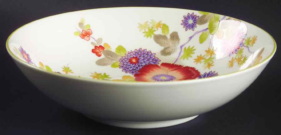 Peony (A6051, Bone China) 8" Round Vegetable Bowl by Mikasa-1