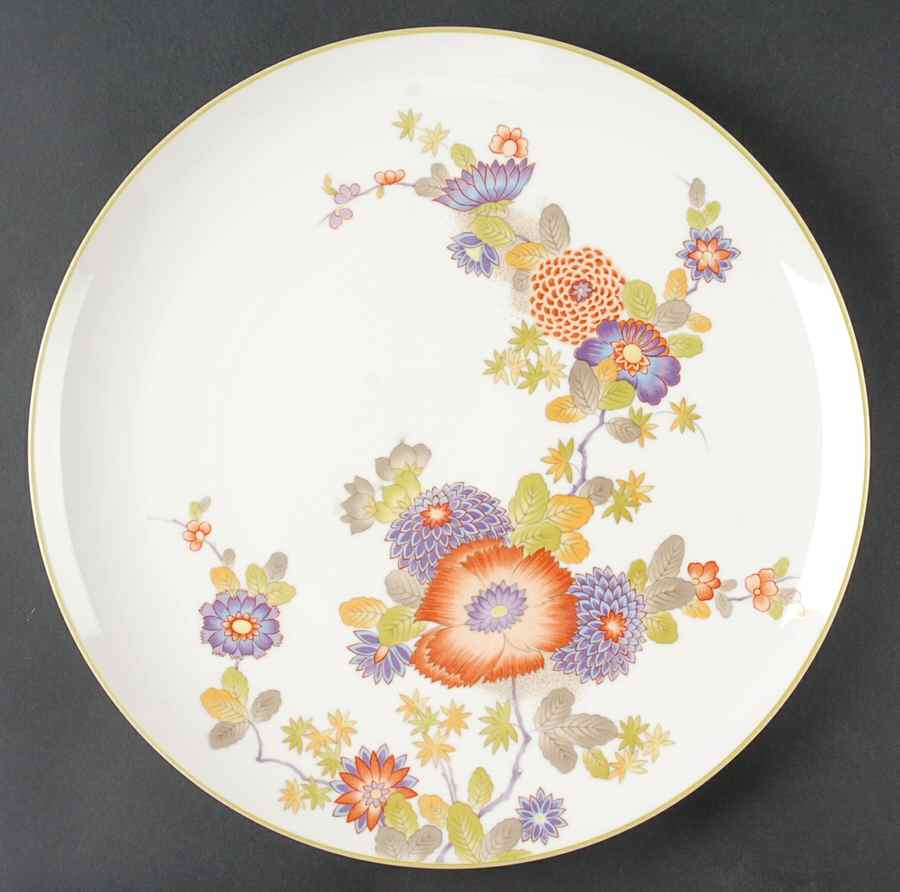 Peony (A6051, Bone China) 12" Chop Plate (Round Platter) by Mikasa-1