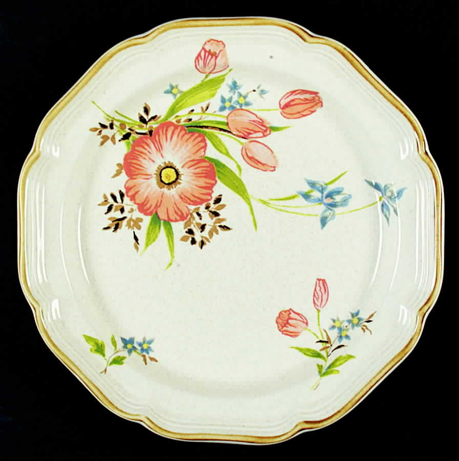 Peach Petals Dinner Plate by Mikasa-1