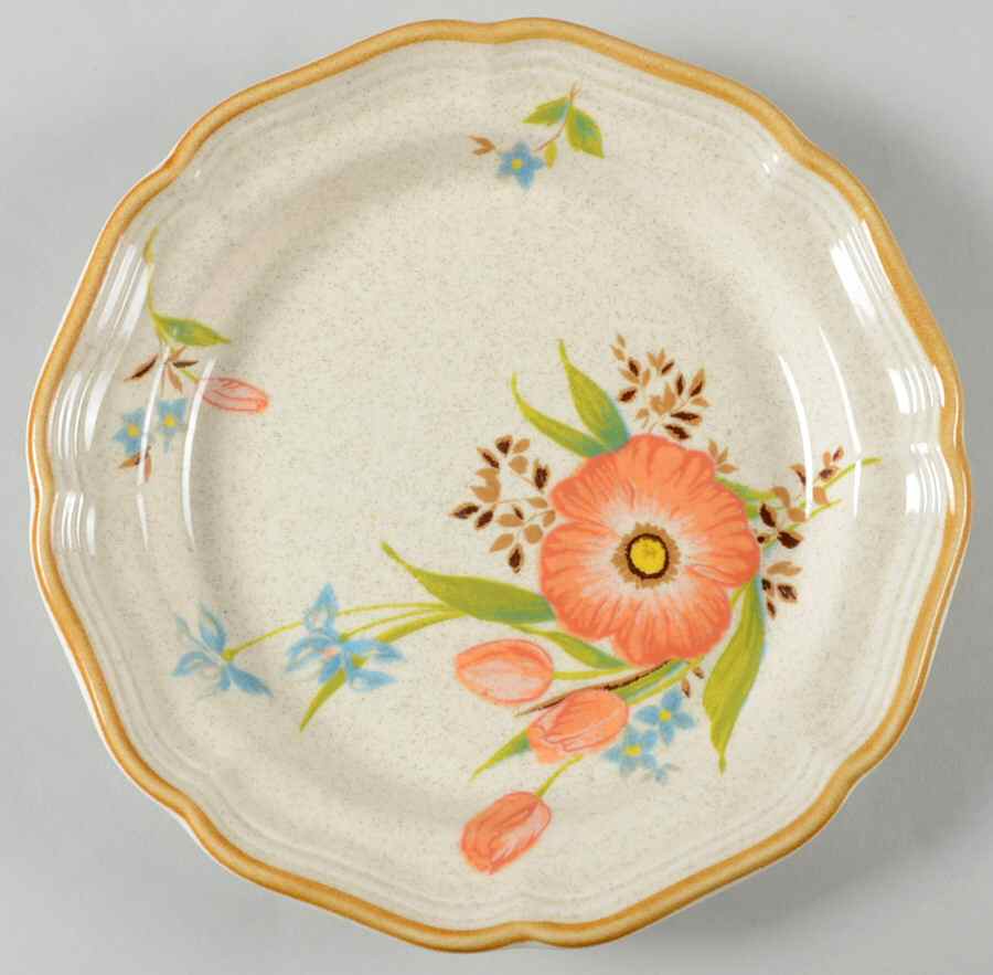 Peach Petals Salad Plate by Mikasa-1