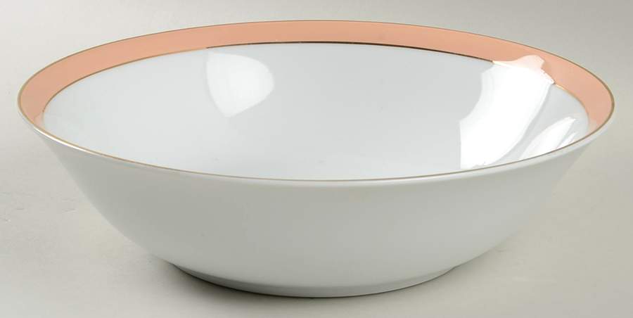 Pearl Peach 9" Round Vegetable Bowl by Mikasa-1