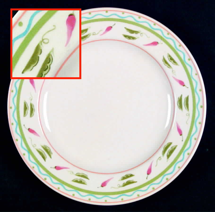 Peas & Peppers Salad Plate by Mikasa-1
